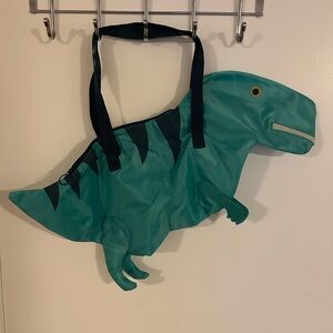 Dinosaur duffle bag. Very cute!